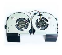Fleshy Leaf CPU+GPU Cooling Fan Replacement for ASUS ROG Strix GL703 GL703GS GL703GM GL703GS-DS74 GL703GM-DS74 GL703GM-NS73 Series DFS593512MN0T FK08 DFS601712M00T FK0A 12V