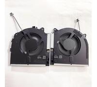 Fleshy Leaf CPU+GPU Cooling Fan Replacement for DELL Alienware m17 R5 M17R5 2022 Laptop 5K2203YGAM 5K22049AD7 MG75091V1-C080-S9A MG75091V1-C090-S9A 12V Fan