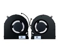 Fleshy Leaf CPU+GPU Cooling Fan Replacement for Razer Blade 15 2021 Edition RZ09-0367 Series DFS5K123043635 DFS5K121144645 FNDX FNDY
