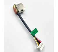 Fleshy Leaf DC Power Jack Charging Cable Harness Wire Replacement for HP Omen 15-BC 15T-BC 17-W 15-AX TPN-Q173 799751-Y50 799751-S50 799751-F50