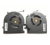 Fleshy Leaf NEW CPU+GPU Cooling Fan Replacement for HP Omen 15-EN 15-EK 15-EK0023DX 15-EK0020CA 15-EK0013DX 15-EK0008CA TPN-Q236 TPN-Q238 ND8CC02-19J23 M04215-001 ND8CC02-19J22 M04216-001 12V