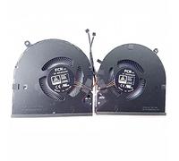 Fleshy Leaf New CPU+GPU Cooling Fan Replacement for Razer Blade 15 Advanced 2021 RZ09-0409 RZ09-0409BE RZ09-0409CE RZ09-0409AE DFS5K12304363E FPG1 DFS5K22115572J FPG2