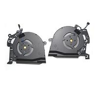 Fleshy Leaf Replacement CPU+GPU Cooling Fan for HP Studio ZBook 15 G5 ZBook 15 G6 DC5V Series L28713-001 L28712-001 NS85C01-17J04 NS85C01-17J03 L30894-001 L30895-001