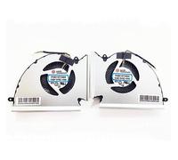 Fleshy Leaf Replacement CPU + GPU Cooling Fan for MSI GE76 GP76 WE76 MS-17K3 MS-17K2 MS-17K1 Series PABD1A010SHL-N452 PABD1A010SHR-N451 DC12V 0.6A Fan