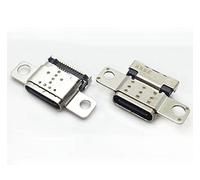 Fleshy Leaf Type-C USB Charging Port DC Power Jack Socket Connector Replacement for Lenovo ThinkPad E14(Gen2 20T6 20T7) E15(Gen2 20T8 20T9 20TD 20TE 20TA 20TB) Laptop