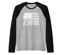 Fletcher Citizenship Birthday Personalized Forename Name Raglan Baseball Tee