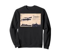 Fletcher Class Destroyer WW2 Ship Identification Card 1943 Sweatshirt