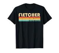 FLETCHER Surname Funny Retro Vintage 90s Birthday Reunion T-Shirt