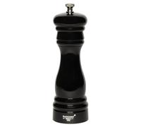 Fletchers' Mill Federal Pepper Mill, Black - 6 Inch, Adjustable Coarseness Fine to Coarse, Made in U.S.A.