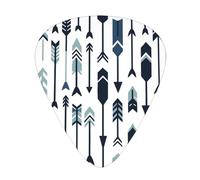 Fletching-Arrows-Hipster 12 Pack Guitar Picks With 3 Thicknesses And Storage Box, Abs Plectrums For Electric Bass Guitar Players