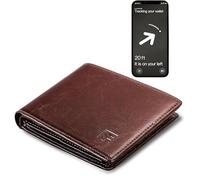 FLETUTE Full-Grain Leather Wallet,Luxuriously marbled Slim Wallet,Airtag Wallet, Ridge Wallets for Men,Mens Wallet,Credit Card Holder(Brown)., Yellow, Luxury