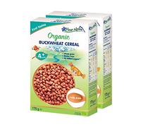 FLEUR ALPINE Baby Food | Organic Buckwheat Baby Cereal Pack of 2 - for Deliciously Smooth Breakfast Meals | Nutritious Instant Gluten Free Porridge 4+ Months with No Added Sugars | 2x7 Servings