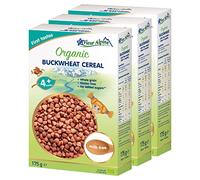 FLEUR ALPINE Baby Food | Organic Buckwheat Baby Cereal Pack of 3 - Baby Porridge for Delicious Breakfast Meals | Nutritious Instant Gluten Free Porridge 4+ Months with No Added Sugars | 3x7 Servings