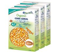 FLEUR ALPINE Baby Food | Organic Corn Baby Cereal Pack of 3 - for Deliciously Smooth Breakfast Meals | Nutritious Instant Gluten Free Porridge 4+ Months with No Added Sugars | 3x7 Servings