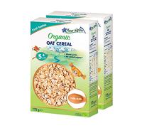 FLEUR ALPINE Baby Food | Organic Oat Baby Cereal Pack of 2 - Baby Porridge for Delicious Breakfast Meals | Nutritious and Instant Gluten Free Porridge 5+ Months with No Added Sugars | 2x7 Servings