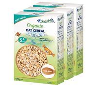 FLEUR ALPINE Baby Food | Organic Oat Baby Cereal Pack of 3 - Baby Porridge for Delicious Breakfast Meals | Nutritious and Instant Gluten Free Porridge 5+ Months with No Added Sugars | 3x7 Servings