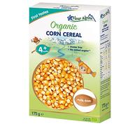 FLEUR ALPINE Organic Corn Baby Cereal Dairy Free - Baby Porridge for Deliciously Smooth Breakfast Meals | Nutritious and Easy To Make Gluten Free Cereal 4+ Months with No Added Sugars | 7 Servings