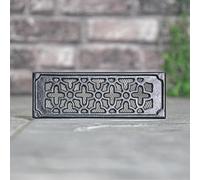 'Fleur' Black Air Brick 9" x 3.25" wth Mesh Guard