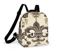 Fleur-de-Lis And Coat Arms Knight Travel Backpack Daypack Laptop Bag