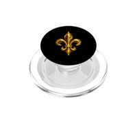 Fleur-De-Lis Emblem With Regal French Style Art PopSockets PopGrip for MagSafe