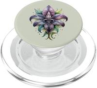 Fleur de Lis, French lily, flower, heraldry, Mardi Gras, PopSockets PopGrip for MagSafe