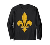 Fleur De Lis, New Orleans, Mardi Gras, Cajun, NOLA Long Sleeve T-Shirt