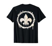 Fleur de Lis Shirt Men & Women Gothic Grunge Lily Symbol T-Shirt