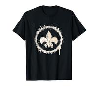 Fleur de Lis Shirt Men & Women Gothic Grunge Lily Symbol T-Shirt