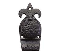 Fleur De LYS Cylinder Cover - 5" - Black
