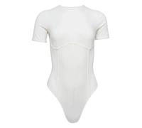 Fleur Du Mal organic-cotton T-shirt bodysuit - White XS-S-M-XL