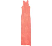 Fleur Du Mal pointelle-knit lace maxi dress - Orange XS-S-M-L