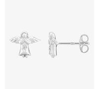 Fleur Kids Sterling Silver Angel Stud Earrings AZE042304