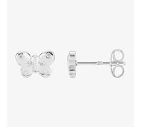 Fleur Kids Sterling Silver Cubic Zirconia Butterfly Stud Earrings AZE267804