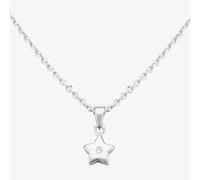 Fleur Kids Sterling Silver Cubic Zirconia Star Pendant Necklace AZP046904