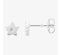Fleur Kids Sterling Silver Cubic Zirconia Star Stud Earrings AZE046904 Fleur Silver One Size