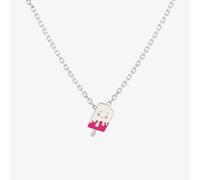 Fleur Kids Sterling Silver & Enamel Lottie the Lollypop Necklace THB000704 | Size: 18 inches Fleur Silver 18 inches