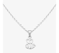 Fleur Kids Sterling Silver Open Bee Pendant Necklace AZP230404