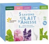 Fleurance Nature Chest of 5 Soaps with Donkey Milk