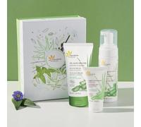 Fleurance Nature Organic Aloe Vera Gift Set, 96% Aloe Vera Gel, Moisturizing Cream, Cleansing Lotion