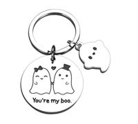 fleure esme Boo Basket Stuffers for Women Him Spooky Basket Stuffers Halloween Boo Gifts for Kids Halloween Keychain Ghost Keychain for Teens Horror Gift for Her Spooky Season