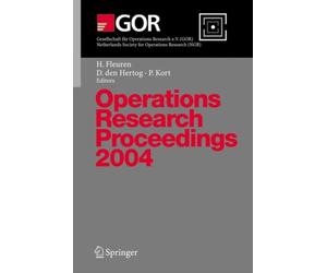 Fleuren - Operations Research Proceedings 2004 Selected Papers of th - X555z