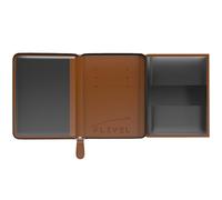 Flevel V2 Pilot document holder, Pilot wallet, Real Leather. RFID-Blocking, Travel Wallet, Stylish Travel Companion for Aviation Professionals, Brown, Classic