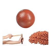 Flewdart 500 Pcs Mud Balls for Slingshot 8mm Hard Clay for Shooting Exercises, A Nice Gift for Slingshot Fans (Red, 8mm)