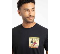 Flewmours RSPB Collaboration Back Print Artist T-Shirt Weird Fish Black L