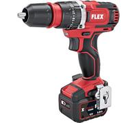 Flex 2-Speed Cordless Hammer Drill 12 V (2 Gears, 12 V, Cordless Hammer Drill, Belt Clip, Bit Garage, Bit Holder, 2.5/5.0 Ah Battery Capacity, Hand Tool, Hand Drill) 533847
