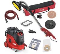 Flex 405884 Giraffe GE 5 + 50 x Sandpaper + Safety Vacuum Cleaner VCE 33 L AC
