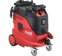 Flex 44 230/CEE 444170, VCE 44M AC Safety Vacuum Cleaner (Dry/Wet Vacuum Cleaner, Automatic Filter Cleaning, 42 L Tank, Class M, Power 1200 W, Flow Rate 4500 L/min), Black