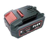 Flex - 5,0 Ah Li-Ion Rechargeable Battery Pack 18 V, Includes 1 x 5,0 Ah Battery - 532733 - With Electronic Management System, Integrated Charge and Discharge Protection - Work Tools