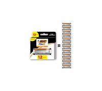 Flex 5 Refillable Refill Razor Cartridges for Men, Long-Blade Razors for a Smooth and Comfortable Shave, 12 Refill Cartridges