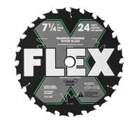 FLEX 7-1/4-Inch 24T Carbide Rough Cut Wood Circular Saw Blade - FA201001